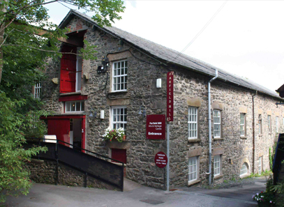 the recycled mill: entrance view