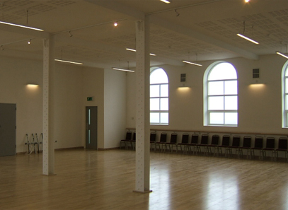 the main practice hall