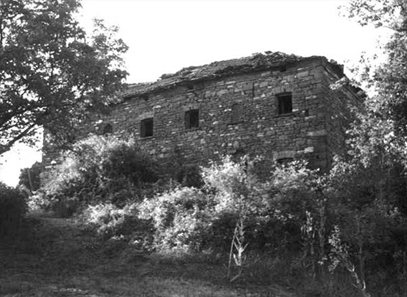 the farmhouse before restoration